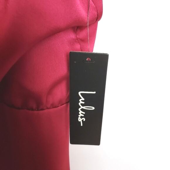 NWT Lulu's blouson flouncy mini dress Size Small. - Picture 4 of 7